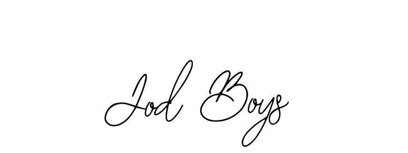 Create a beautiful signature design for name Jod Boys. With this signature (Bearetta-2O07w) fonts, you can make a handwritten signature for free. Jod Boys signature style 12 images and pictures png