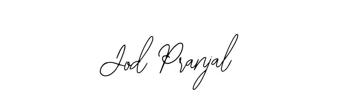 Design your own signature with our free online signature maker. With this signature software, you can create a handwritten (Bearetta-2O07w) signature for name Jod Pranjal. Jod Pranjal signature style 12 images and pictures png