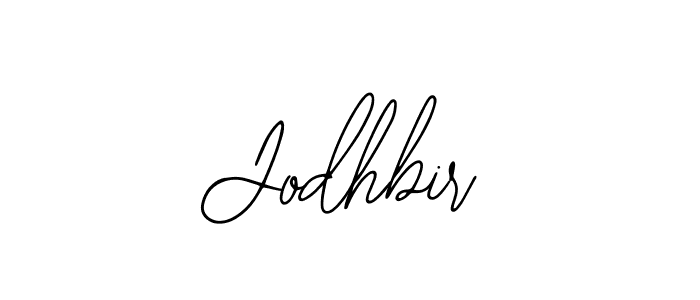 Use a signature maker to create a handwritten signature online. With this signature software, you can design (Bearetta-2O07w) your own signature for name Jodhbir. Jodhbir signature style 12 images and pictures png