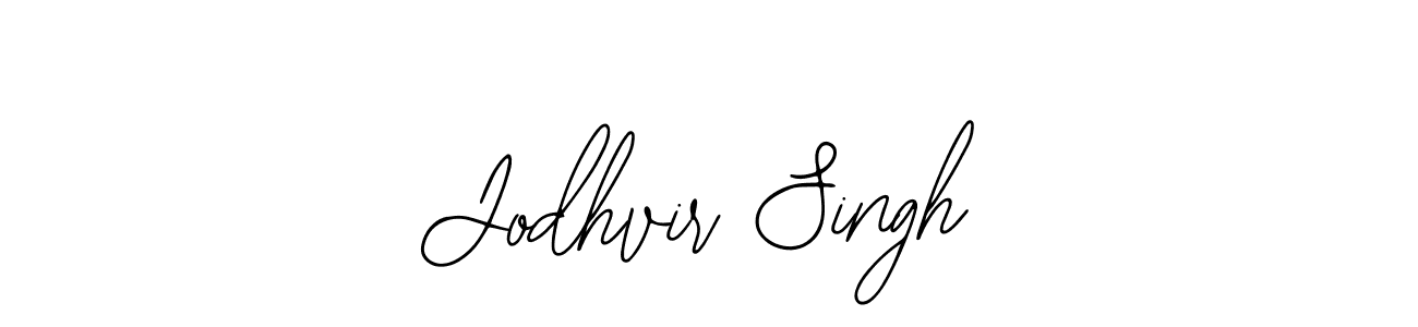 Bearetta-2O07w is a professional signature style that is perfect for those who want to add a touch of class to their signature. It is also a great choice for those who want to make their signature more unique. Get Jodhvir Singh name to fancy signature for free. Jodhvir Singh signature style 12 images and pictures png