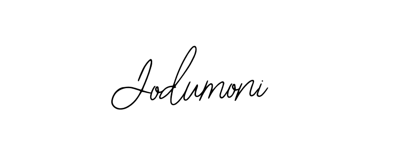 Design your own signature with our free online signature maker. With this signature software, you can create a handwritten (Bearetta-2O07w) signature for name Jodumoni. Jodumoni signature style 12 images and pictures png