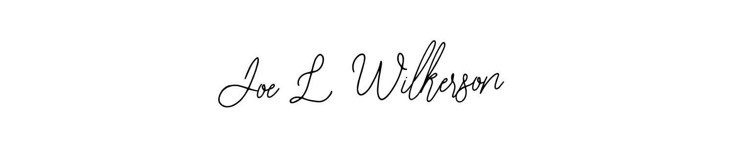Design your own signature with our free online signature maker. With this signature software, you can create a handwritten (Bearetta-2O07w) signature for name Joe L Wilkerson. Joe L Wilkerson signature style 12 images and pictures png