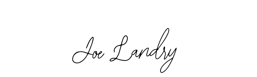 Use a signature maker to create a handwritten signature online. With this signature software, you can design (Bearetta-2O07w) your own signature for name Joe Landry. Joe Landry signature style 12 images and pictures png