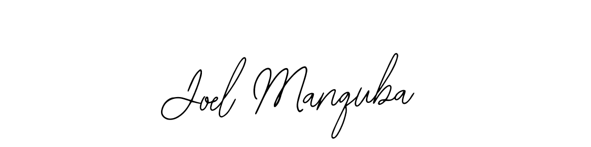 Design your own signature with our free online signature maker. With this signature software, you can create a handwritten (Bearetta-2O07w) signature for name Joel Manquba. Joel Manquba signature style 12 images and pictures png