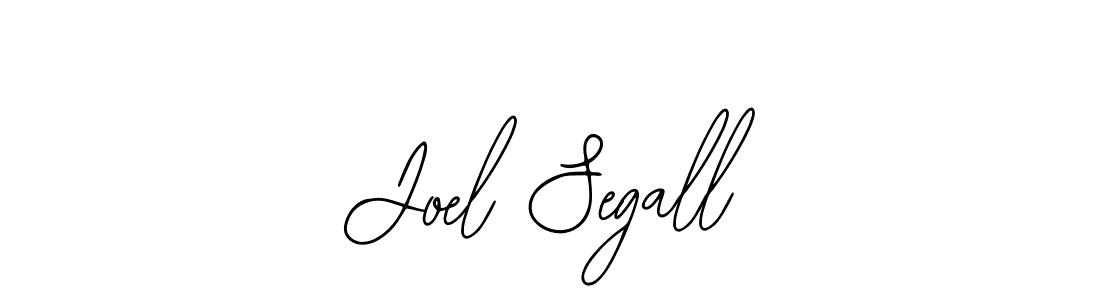 How to make Joel Segall name signature. Use Bearetta-2O07w style for creating short signs online. This is the latest handwritten sign. Joel Segall signature style 12 images and pictures png