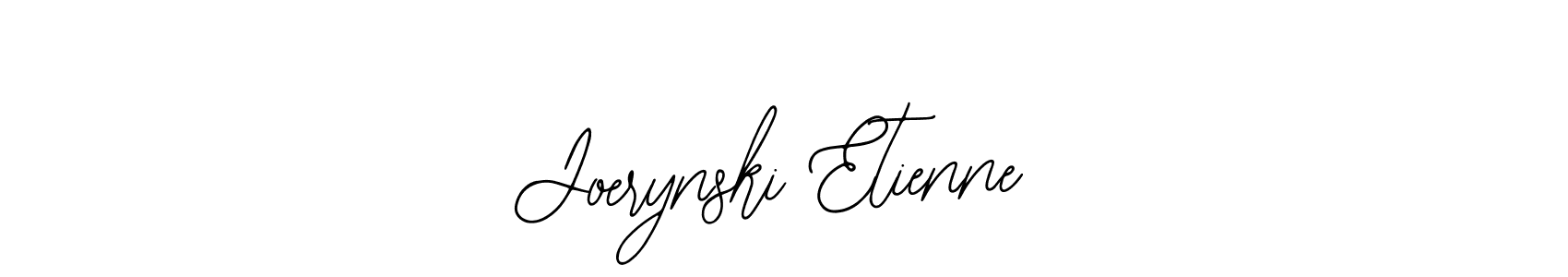 Use a signature maker to create a handwritten signature online. With this signature software, you can design (Bearetta-2O07w) your own signature for name Joerynski Etienne. Joerynski Etienne signature style 12 images and pictures png