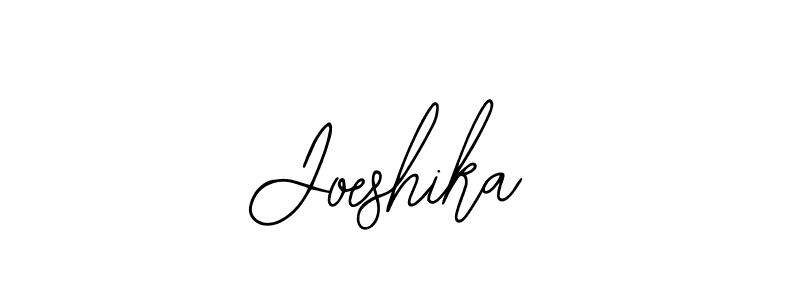 if you are searching for the best signature style for your name Joeshika. so please give up your signature search. here we have designed multiple signature styles  using Bearetta-2O07w. Joeshika signature style 12 images and pictures png