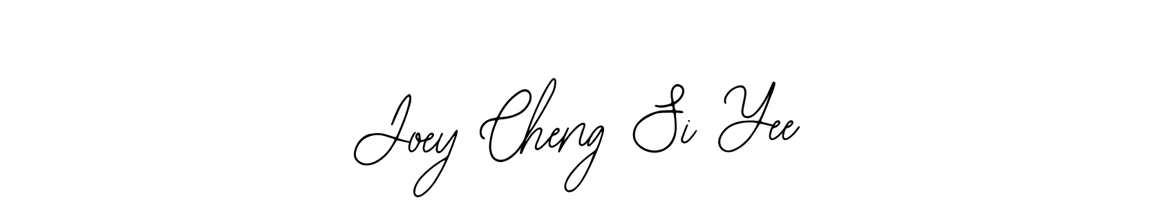 The best way (Bearetta-2O07w) to make a short signature is to pick only two or three words in your name. The name Joey Cheng Si Yee include a total of six letters. For converting this name. Joey Cheng Si Yee signature style 12 images and pictures png