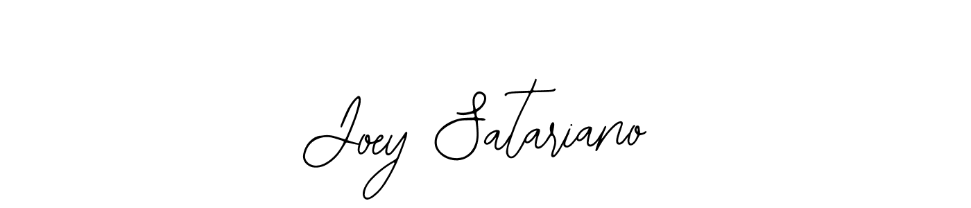 Use a signature maker to create a handwritten signature online. With this signature software, you can design (Bearetta-2O07w) your own signature for name Joey Satariano. Joey Satariano signature style 12 images and pictures png