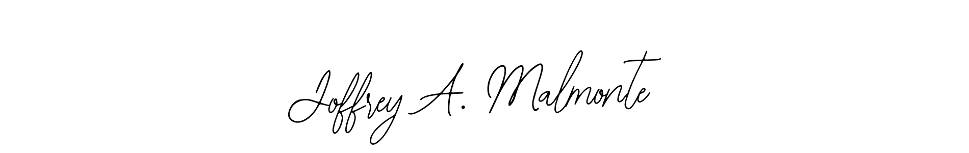 Create a beautiful signature design for name Joffrey A. Malmonte. With this signature (Bearetta-2O07w) fonts, you can make a handwritten signature for free. Joffrey A. Malmonte signature style 12 images and pictures png