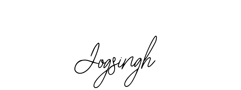 How to make Jogsingh name signature. Use Bearetta-2O07w style for creating short signs online. This is the latest handwritten sign. Jogsingh signature style 12 images and pictures png