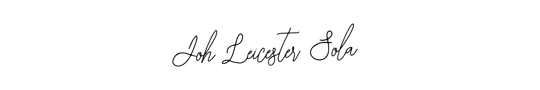 if you are searching for the best signature style for your name Joh Leicester Sola. so please give up your signature search. here we have designed multiple signature styles  using Bearetta-2O07w. Joh Leicester Sola signature style 12 images and pictures png