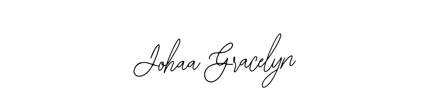 You should practise on your own different ways (Bearetta-2O07w) to write your name (Johaa Gracelyn) in signature. don't let someone else do it for you. Johaa Gracelyn signature style 12 images and pictures png