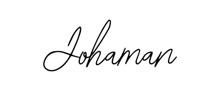 Bearetta-2O07w is a professional signature style that is perfect for those who want to add a touch of class to their signature. Get Johaman name fancy signature for free. Johaman signature style 12 images and pictures png