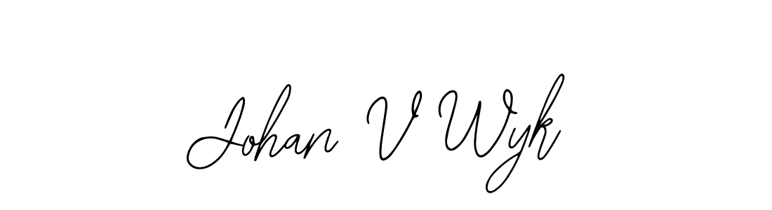 How to Draw Johan V Wyk signature style? Bearetta-2O07w is a latest design signature styles for name Johan V Wyk. Johan V Wyk signature style 12 images and pictures png