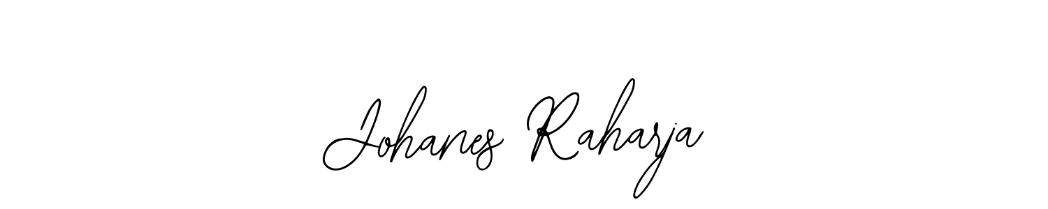 How to make Johanes Raharja name signature. Use Bearetta-2O07w style for creating short signs online. This is the latest handwritten sign. Johanes Raharja signature style 12 images and pictures png