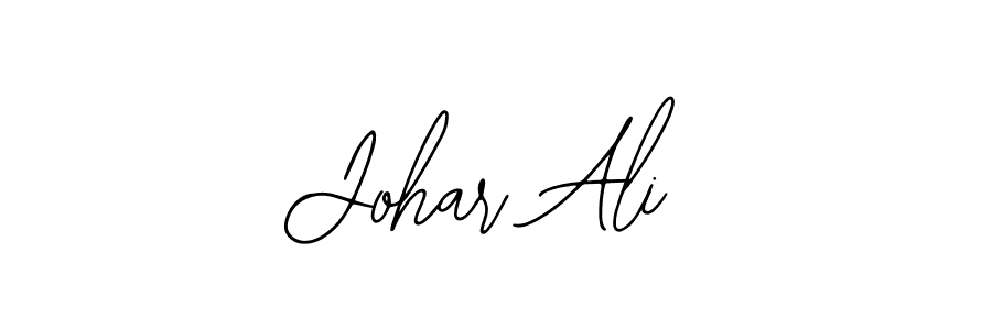 The best way (Bearetta-2O07w) to make a short signature is to pick only two or three words in your name. The name Johar Ali include a total of six letters. For converting this name. Johar Ali signature style 12 images and pictures png