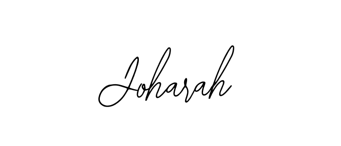 How to make Joharah signature? Bearetta-2O07w is a professional autograph style. Create handwritten signature for Joharah name. Joharah signature style 12 images and pictures png