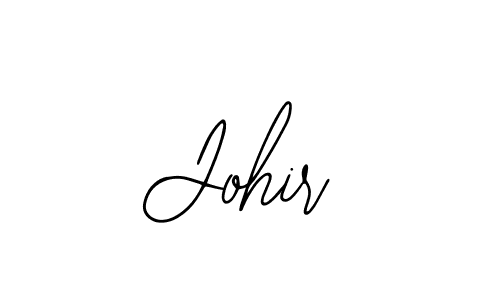 How to make Johir name signature. Use Bearetta-2O07w style for creating short signs online. This is the latest handwritten sign. Johir signature style 12 images and pictures png