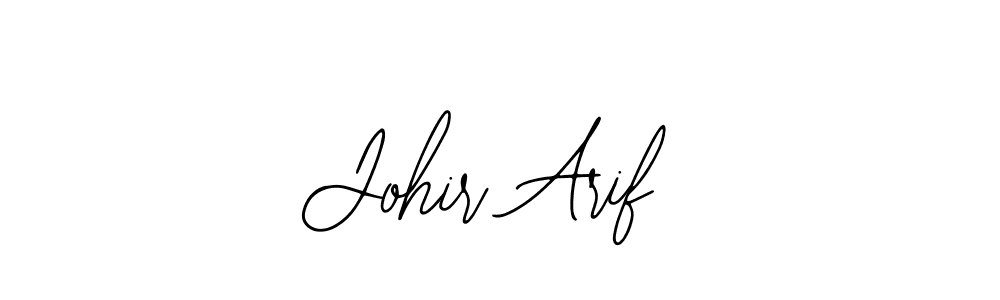 Also we have Johir Arif name is the best signature style. Create professional handwritten signature collection using Bearetta-2O07w autograph style. Johir Arif signature style 12 images and pictures png