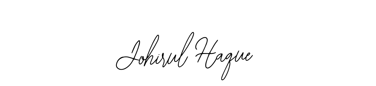 How to make Johirul Haque name signature. Use Bearetta-2O07w style for creating short signs online. This is the latest handwritten sign. Johirul Haque signature style 12 images and pictures png