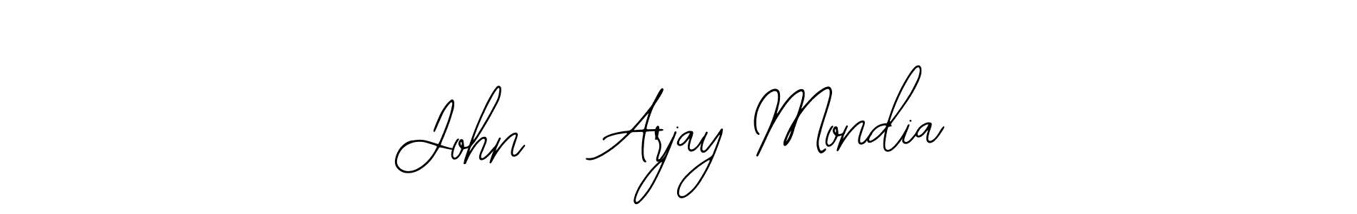 John   Arjay Mondia stylish signature style. Best Handwritten Sign (Bearetta-2O07w) for my name. Handwritten Signature Collection Ideas for my name John   Arjay Mondia. John   Arjay Mondia signature style 12 images and pictures png