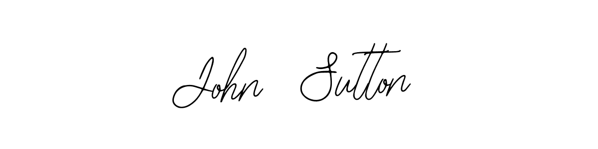 Design your own signature with our free online signature maker. With this signature software, you can create a handwritten (Bearetta-2O07w) signature for name John  Sutton. John  Sutton signature style 12 images and pictures png