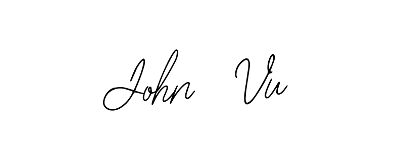 Also You can easily find your signature by using the search form. We will create John  Vu name handwritten signature images for you free of cost using Bearetta-2O07w sign style. John  Vu signature style 12 images and pictures png
