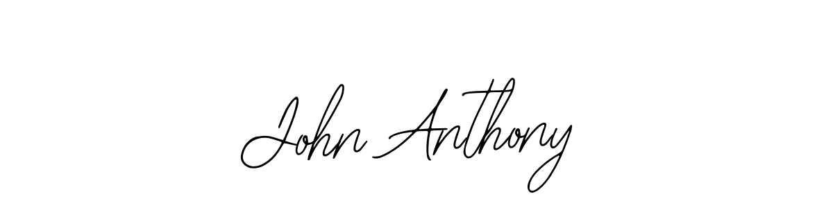 Design your own signature with our free online signature maker. With this signature software, you can create a handwritten (Bearetta-2O07w) signature for name John Anthony. John Anthony signature style 12 images and pictures png
