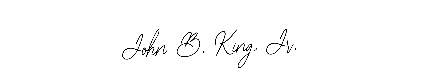 if you are searching for the best signature style for your name John B. King, Jr.. so please give up your signature search. here we have designed multiple signature styles  using Bearetta-2O07w. John B. King, Jr. signature style 12 images and pictures png