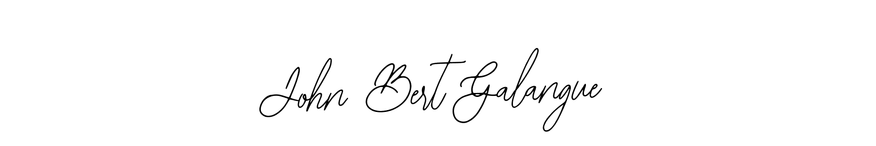 Also we have John Bert Galangue name is the best signature style. Create professional handwritten signature collection using Bearetta-2O07w autograph style. John Bert Galangue signature style 12 images and pictures png