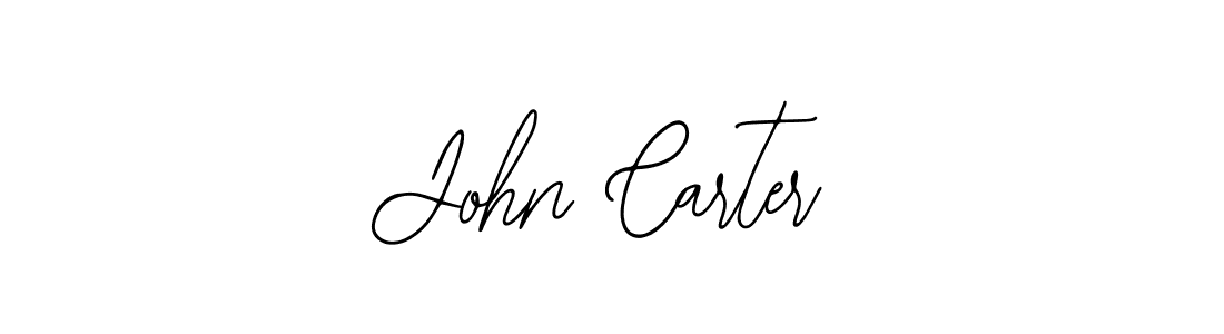 Design your own signature with our free online signature maker. With this signature software, you can create a handwritten (Bearetta-2O07w) signature for name John Carter. John Carter signature style 12 images and pictures png