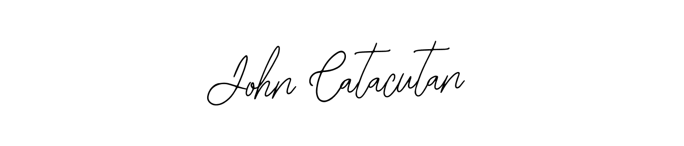 Also You can easily find your signature by using the search form. We will create John Catacutan name handwritten signature images for you free of cost using Bearetta-2O07w sign style. John Catacutan signature style 12 images and pictures png