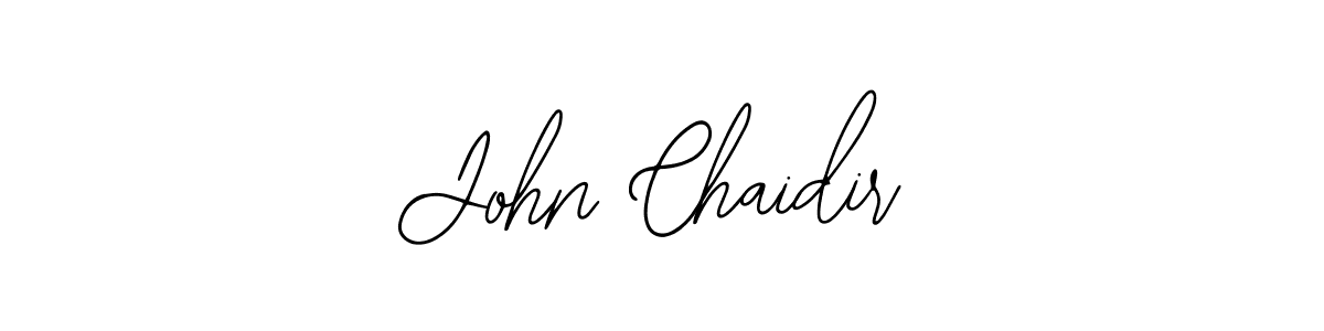 Also we have John Chaidir name is the best signature style. Create professional handwritten signature collection using Bearetta-2O07w autograph style. John Chaidir signature style 12 images and pictures png