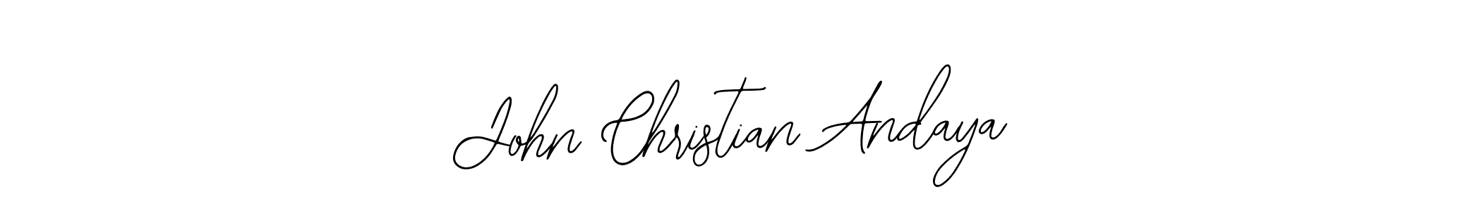 Bearetta-2O07w is a professional signature style that is perfect for those who want to add a touch of class to their signature. It is also a great choice for those who want to make their signature more unique. Get John Christian Andaya name to fancy signature for free. John Christian Andaya signature style 12 images and pictures png