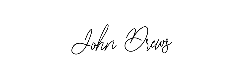 John Drews stylish signature style. Best Handwritten Sign (Bearetta-2O07w) for my name. Handwritten Signature Collection Ideas for my name John Drews. John Drews signature style 12 images and pictures png