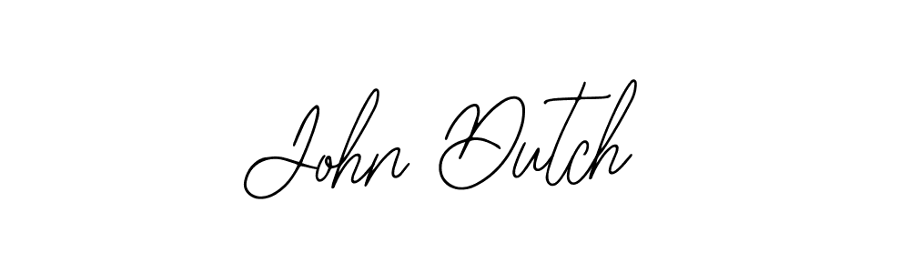 Design your own signature with our free online signature maker. With this signature software, you can create a handwritten (Bearetta-2O07w) signature for name John Dutch. John Dutch signature style 12 images and pictures png
