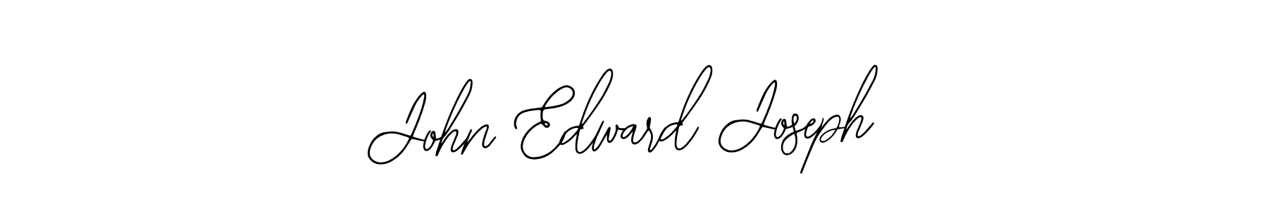 if you are searching for the best signature style for your name John Edward Joseph. so please give up your signature search. here we have designed multiple signature styles  using Bearetta-2O07w. John Edward Joseph signature style 12 images and pictures png