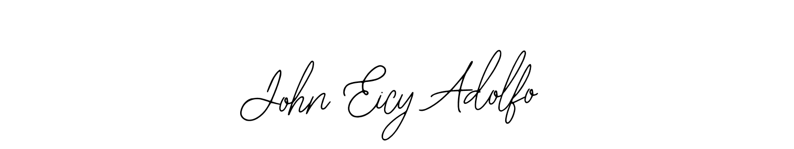 Make a short John Eicy Adolfo signature style. Manage your documents anywhere anytime using Bearetta-2O07w. Create and add eSignatures, submit forms, share and send files easily. John Eicy Adolfo signature style 12 images and pictures png