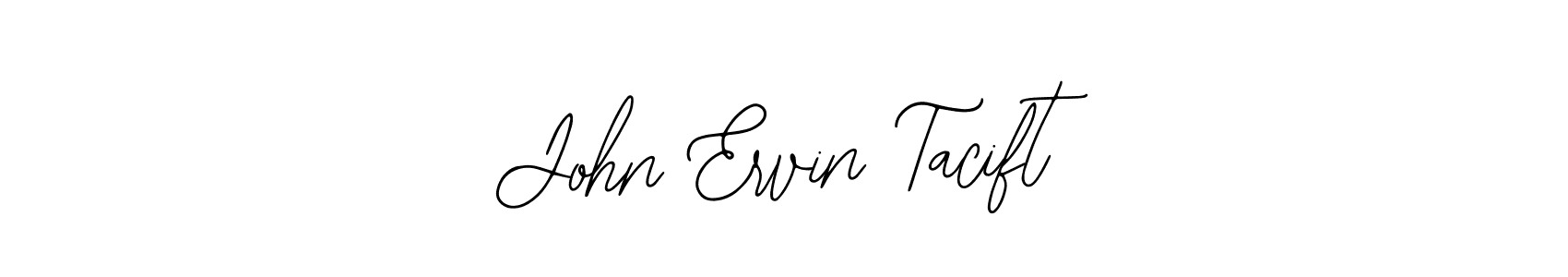 Design your own signature with our free online signature maker. With this signature software, you can create a handwritten (Bearetta-2O07w) signature for name John Ervin Tacift. John Ervin Tacift signature style 12 images and pictures png