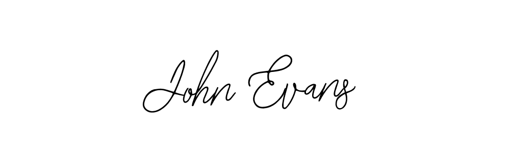 Make a beautiful signature design for name John Evans. With this signature (Bearetta-2O07w) style, you can create a handwritten signature for free. John Evans signature style 12 images and pictures png