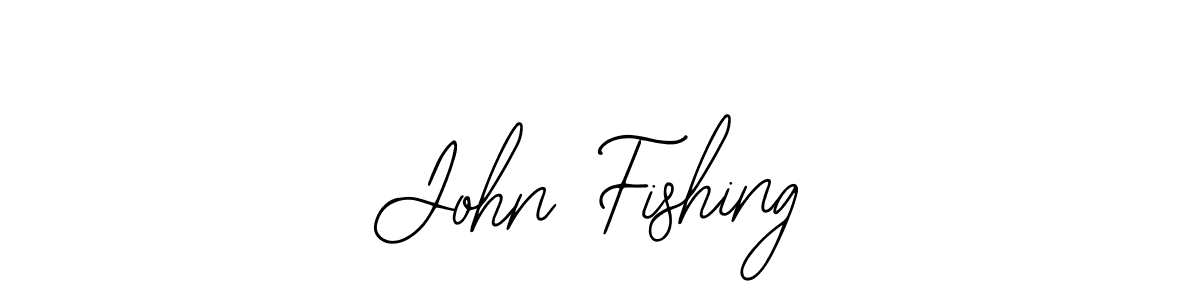 Use a signature maker to create a handwritten signature online. With this signature software, you can design (Bearetta-2O07w) your own signature for name John Fishing. John Fishing signature style 12 images and pictures png