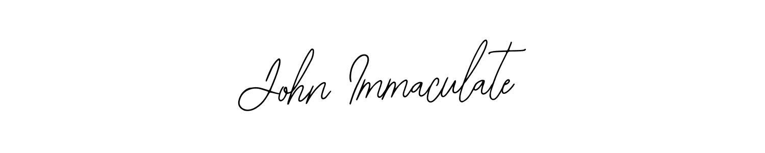Make a beautiful signature design for name John Immaculate. Use this online signature maker to create a handwritten signature for free. John Immaculate signature style 12 images and pictures png