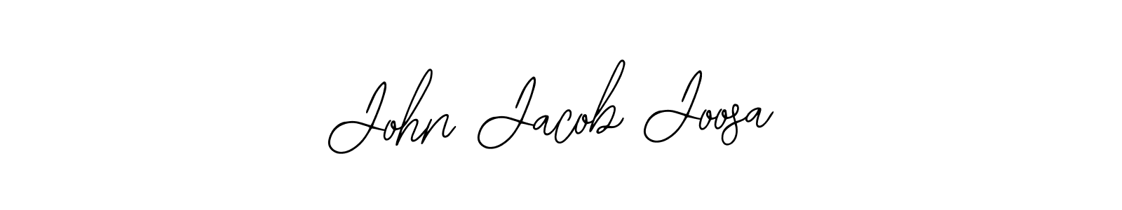 The best way (Bearetta-2O07w) to make a short signature is to pick only two or three words in your name. The name John Jacob Joosa include a total of six letters. For converting this name. John Jacob Joosa signature style 12 images and pictures png