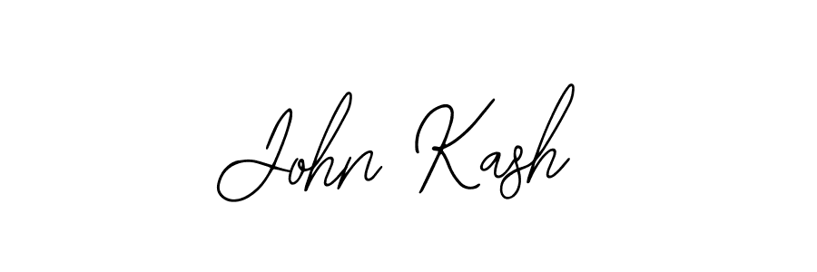 Design your own signature with our free online signature maker. With this signature software, you can create a handwritten (Bearetta-2O07w) signature for name John Kash. John Kash signature style 12 images and pictures png