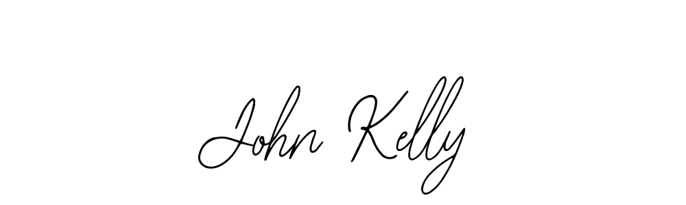 You should practise on your own different ways (Bearetta-2O07w) to write your name (John Kelly) in signature. don't let someone else do it for you. John Kelly signature style 12 images and pictures png