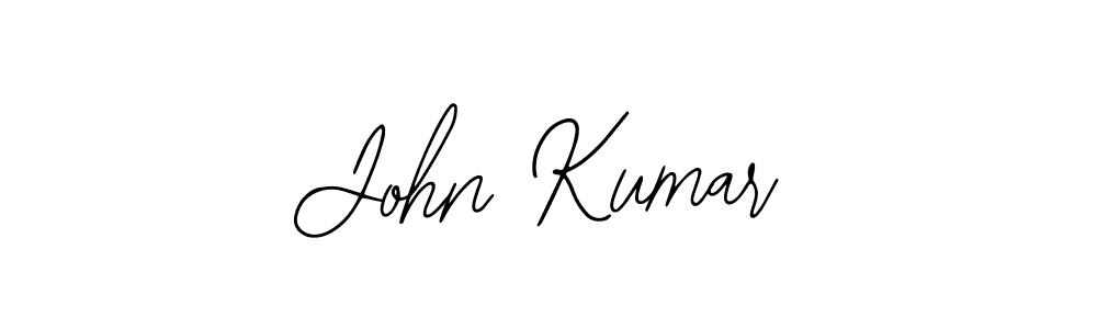 Design your own signature with our free online signature maker. With this signature software, you can create a handwritten (Bearetta-2O07w) signature for name John Kumar. John Kumar signature style 12 images and pictures png