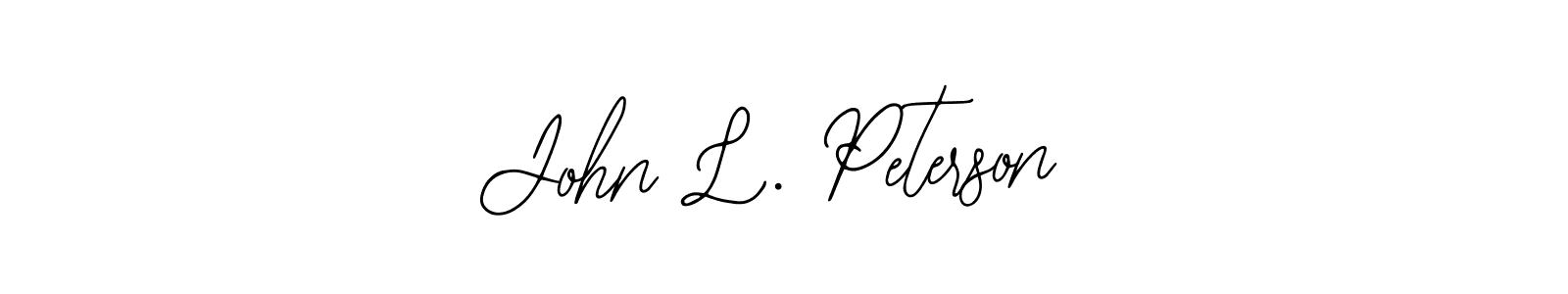 How to Draw John L. Peterson signature style? Bearetta-2O07w is a latest design signature styles for name John L. Peterson. John L. Peterson signature style 12 images and pictures png