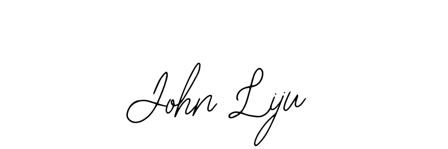 The best way (Bearetta-2O07w) to make a short signature is to pick only two or three words in your name. The name John Liju include a total of six letters. For converting this name. John Liju signature style 12 images and pictures png