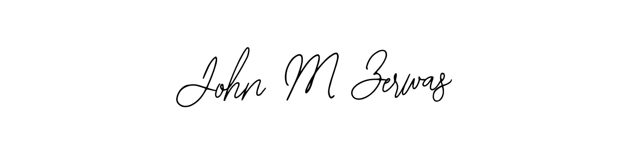Design your own signature with our free online signature maker. With this signature software, you can create a handwritten (Bearetta-2O07w) signature for name John M Zerwas. John M Zerwas signature style 12 images and pictures png